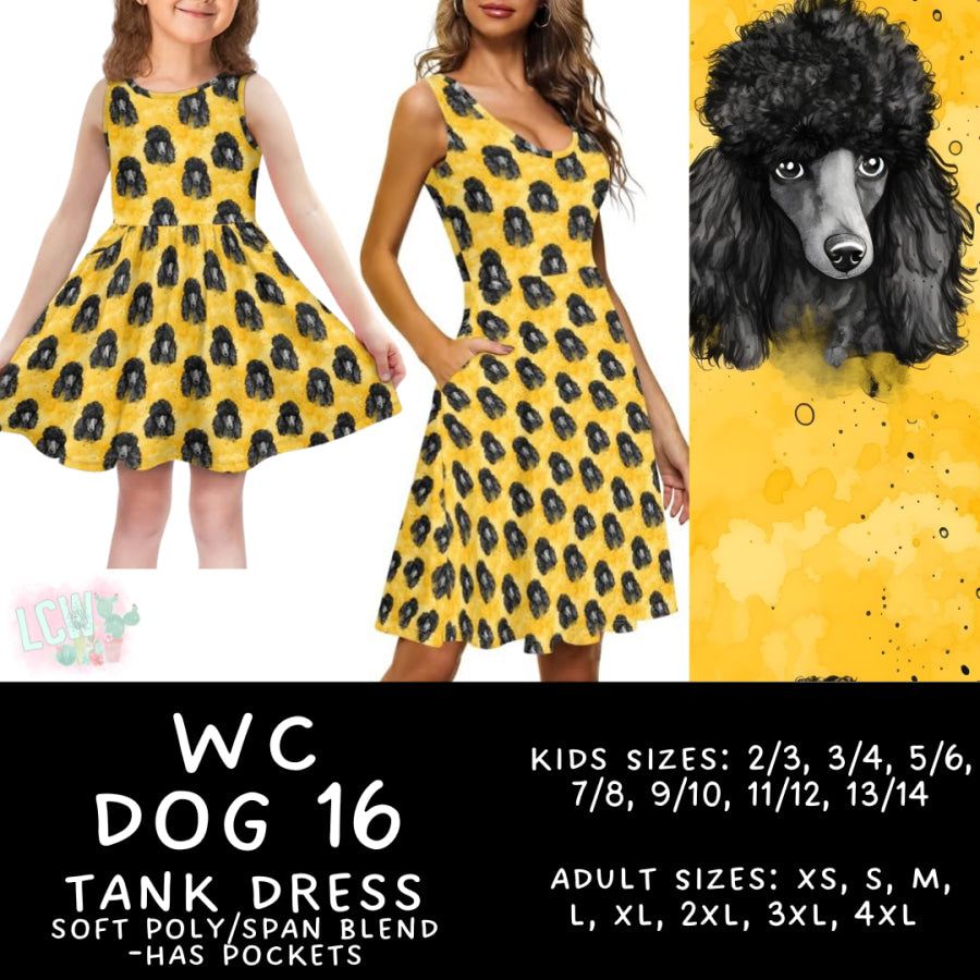 Preorder Custom Adult / Kid Tank Dresses - WC Dog 16 - Closes 26 Jun - ETA early Oct 2025 Dresses