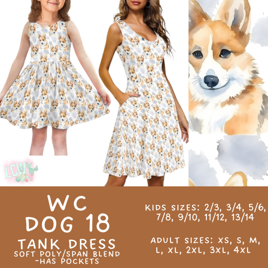 Preorder Custom Adult / Kid Tank Dresses - WC Dog 18 - Closes 26 Jun - ETA early Oct 2025 Dresses