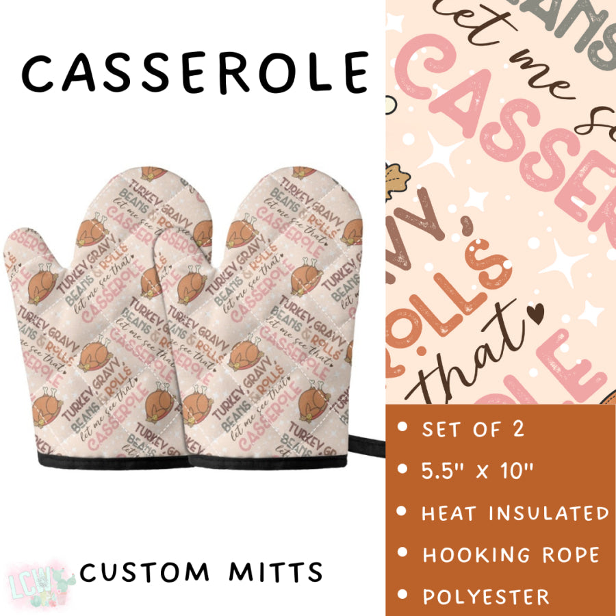 Preorder Custom Aprons and Oven Mitts Closes 1 Sep ETA late Nov 2025 Apron and Over Mitts