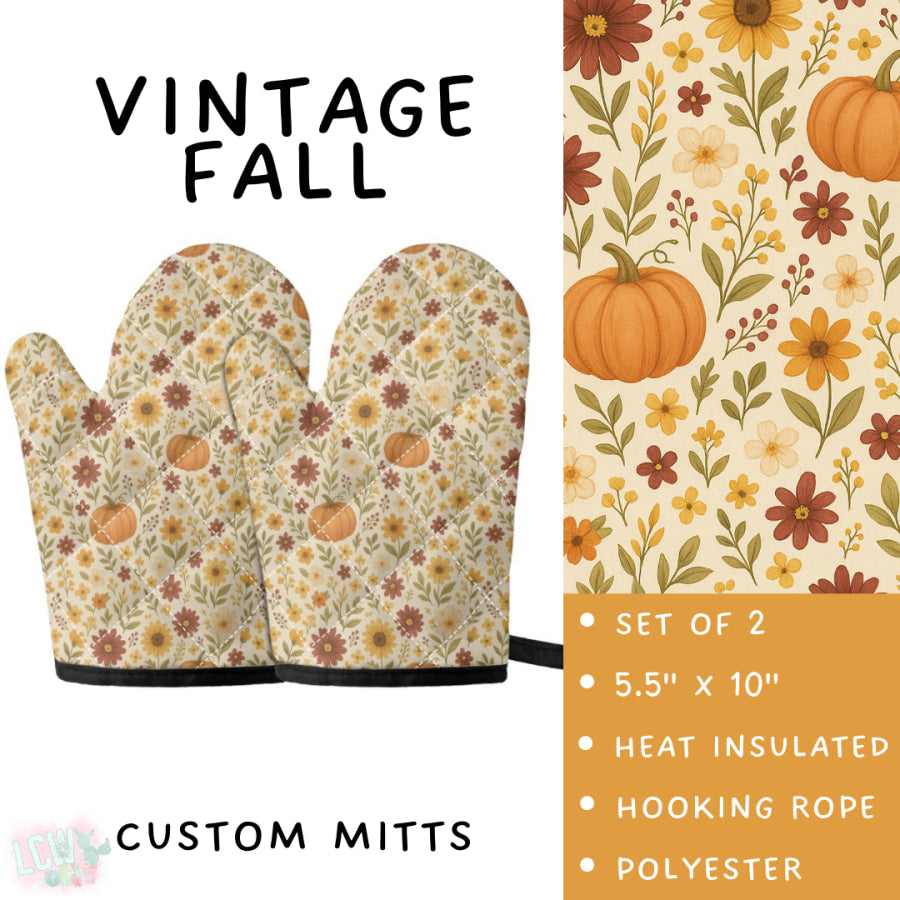 Preorder Custom Aprons and Oven Mitts Closes 1 Sep ETA late Nov 2025 Apron and Over Mitts