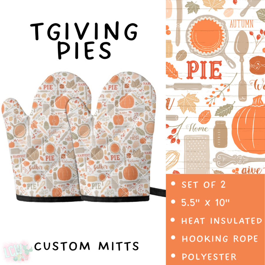 Preorder Custom Aprons and Oven Mitts Closes 1 Sep ETA late Nov 2025 Apron and Over Mitts
