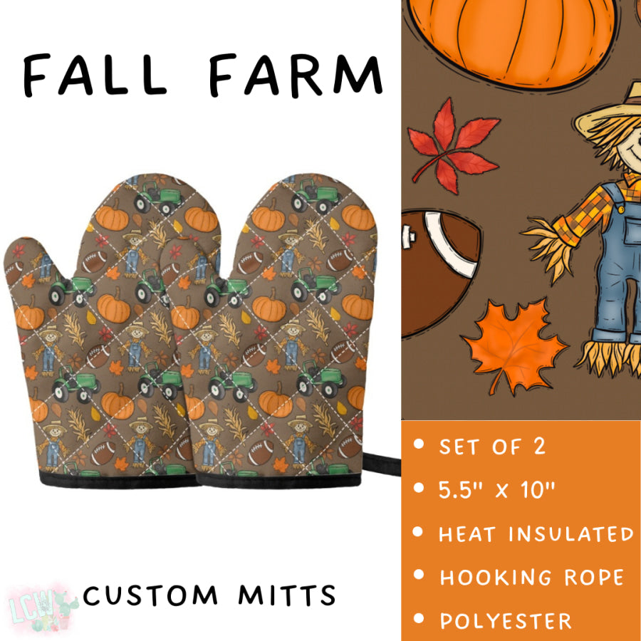 Preorder Custom Aprons and Oven Mitts Closes 1 Sep ETA late Nov 2025 Apron and Over Mitts