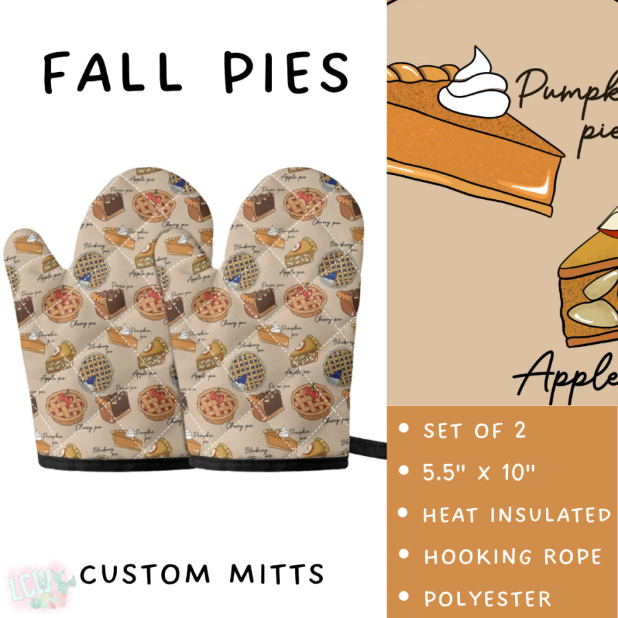 Preorder Custom Aprons and Oven Mitts Closes 1 Sep ETA late Nov 2025 Apron and Over Mitts