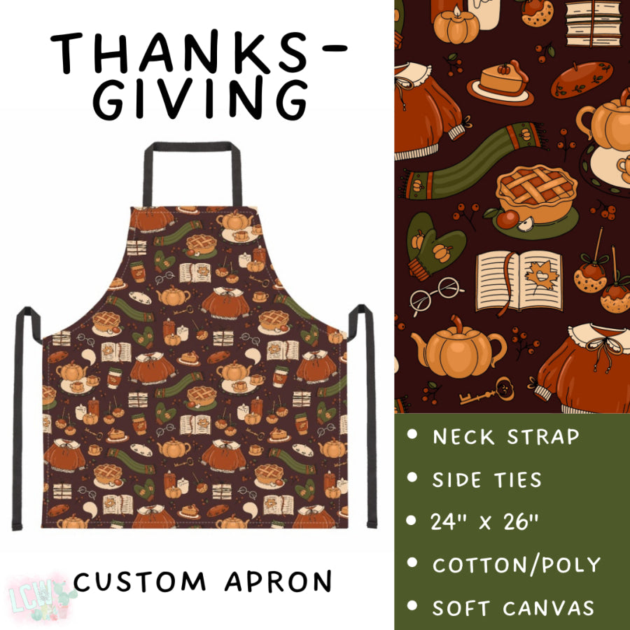 Preorder Custom Aprons and Oven Mitts Closes 1 Sep ETA late Nov 2025 Apron and Over Mitts