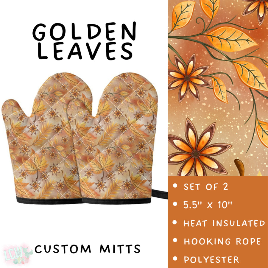Preorder Custom Aprons and Oven Mitts Closes 1 Sep ETA late Nov 2025 Apron and Over Mitts