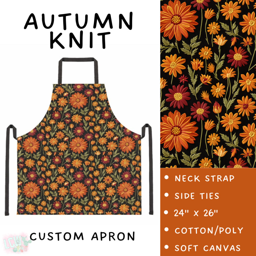 Preorder Custom Aprons and Oven Mitts Closes 1 Sep ETA late Nov 2025 Apron and Over Mitts