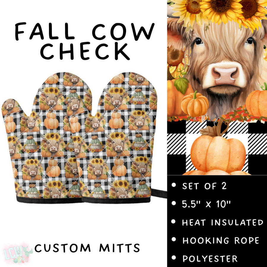 Preorder Custom Aprons and Oven Mitts Closes 1 Sep ETA late Nov 2025 Apron and Over Mitts