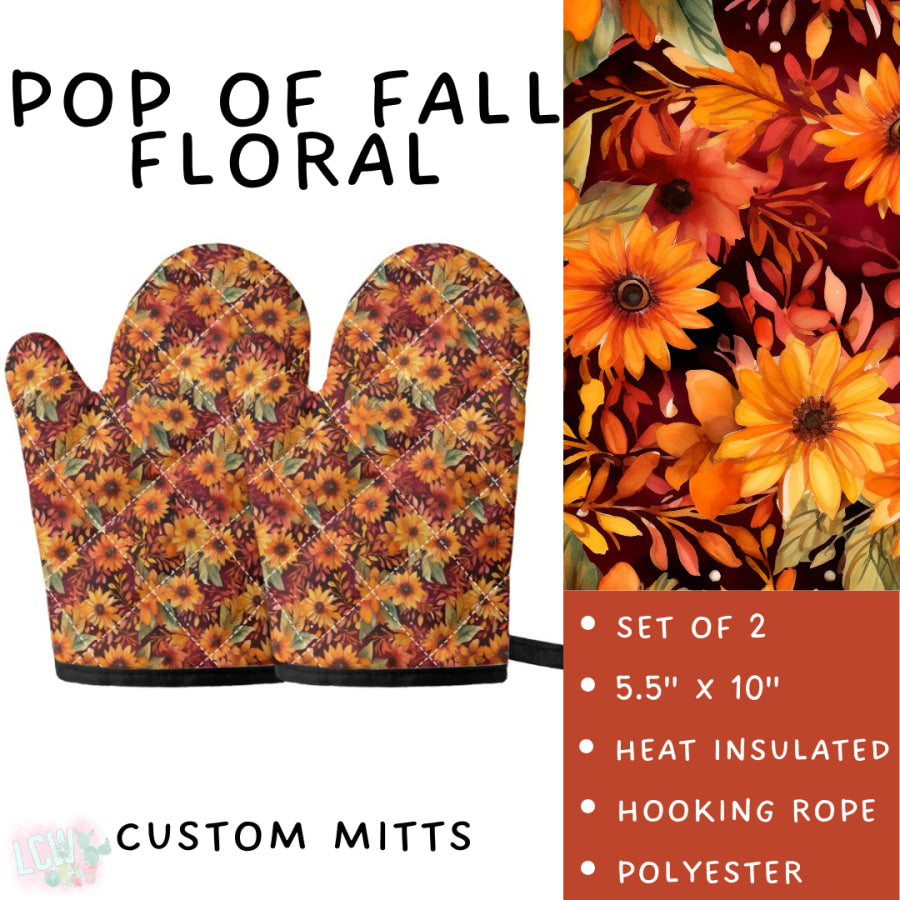 Preorder Custom Aprons and Oven Mitts Closes 1 Sep ETA late Nov 2025 Apron and Over Mitts