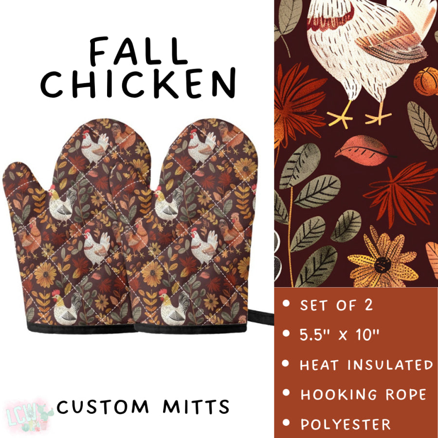 Preorder Custom Aprons and Oven Mitts Closes 1 Sep ETA late Nov 2025 Apron and Over Mitts