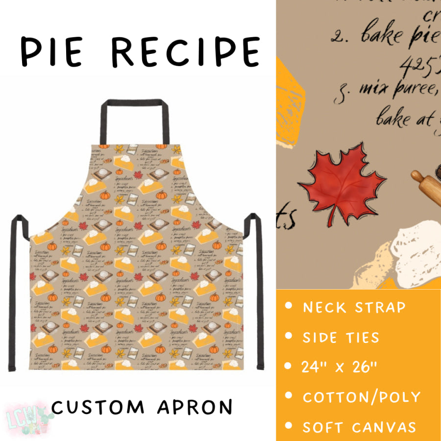 Preorder Custom Aprons and Oven Mitts Closes 1 Sep ETA late Nov 2025 Apron and Over Mitts