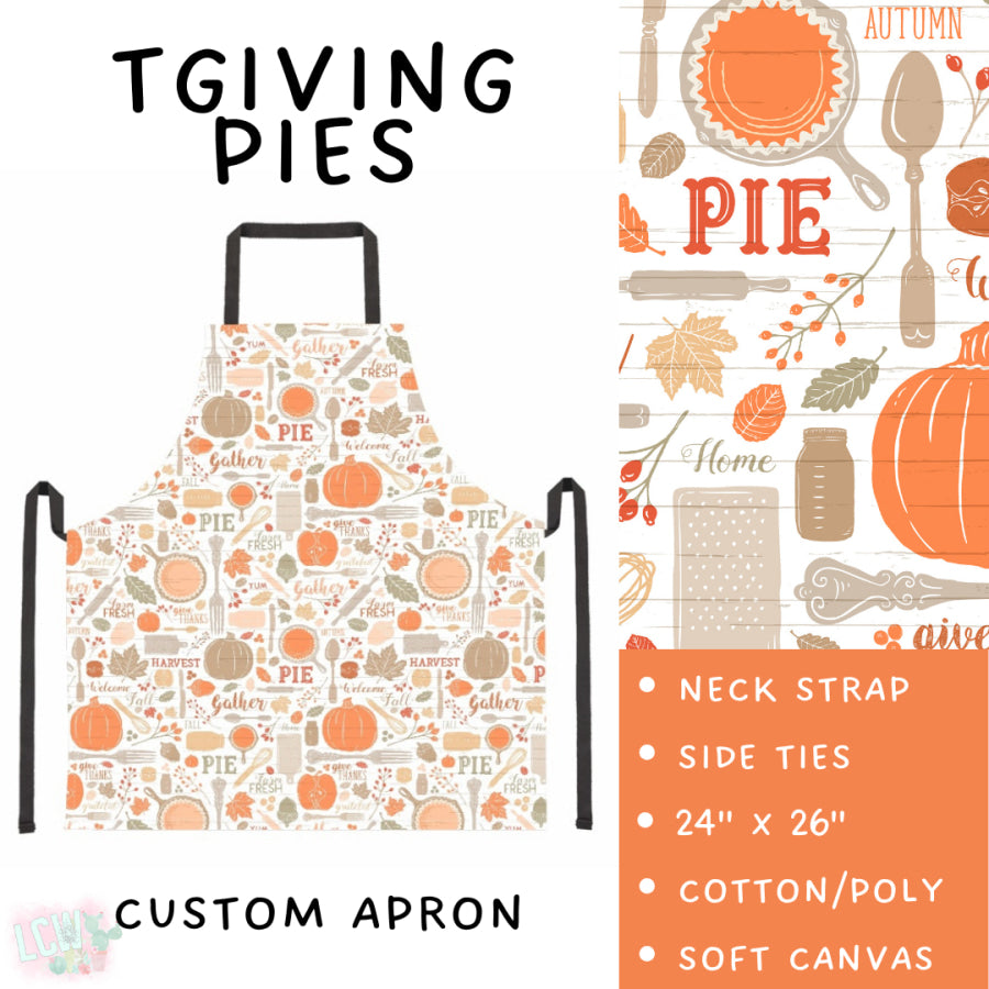 Preorder Custom Aprons and Oven Mitts Closes 1 Sep ETA late Nov 2025 Apron and Over Mitts
