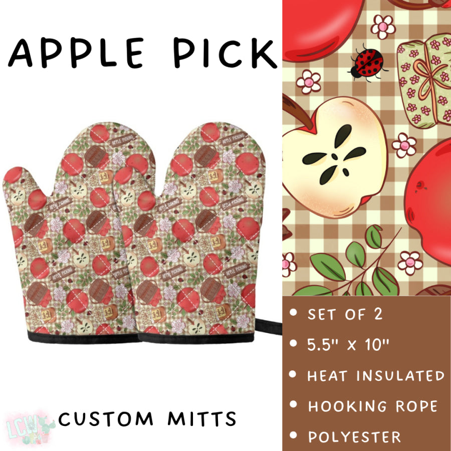 Preorder Custom Aprons and Oven Mitts Closes 1 Sep ETA late Nov 2025 Apron and Over Mitts