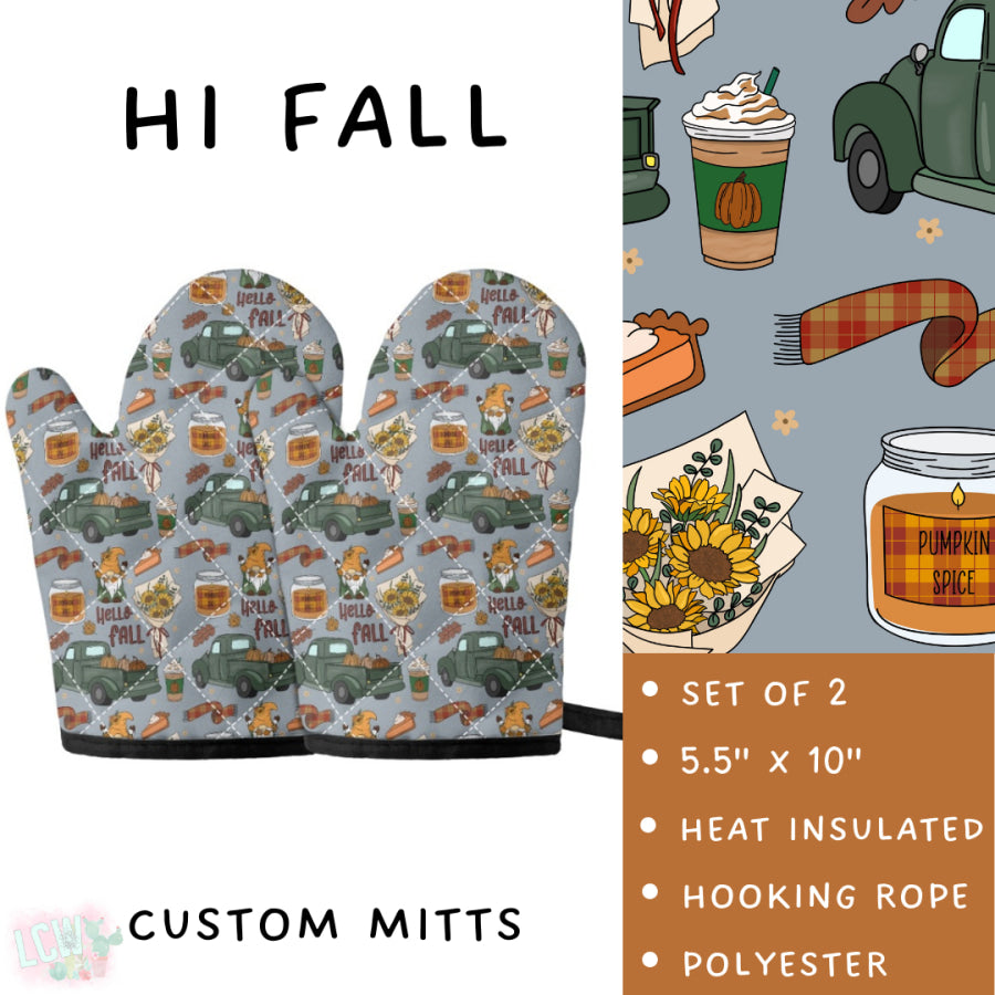 Preorder Custom Aprons and Oven Mitts Closes 1 Sep ETA late Nov 2025 Apron and Over Mitts