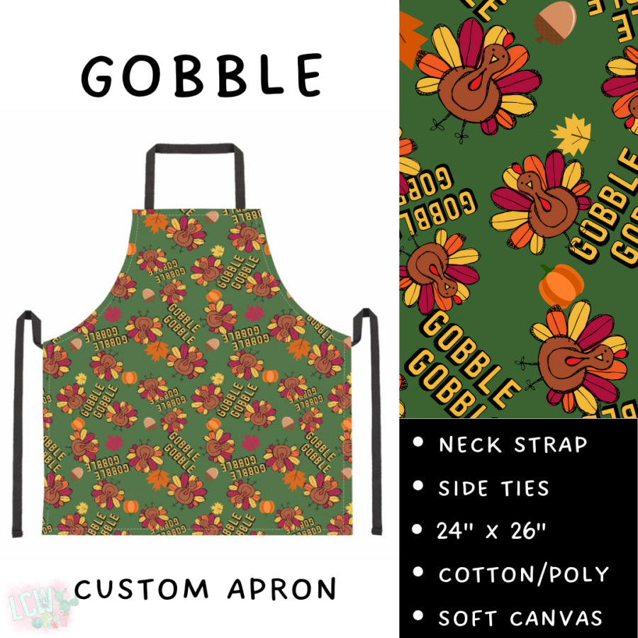 Preorder Custom Aprons and Oven Mitts Closes 1 Sep ETA late Nov 2025 Apron and Over Mitts
