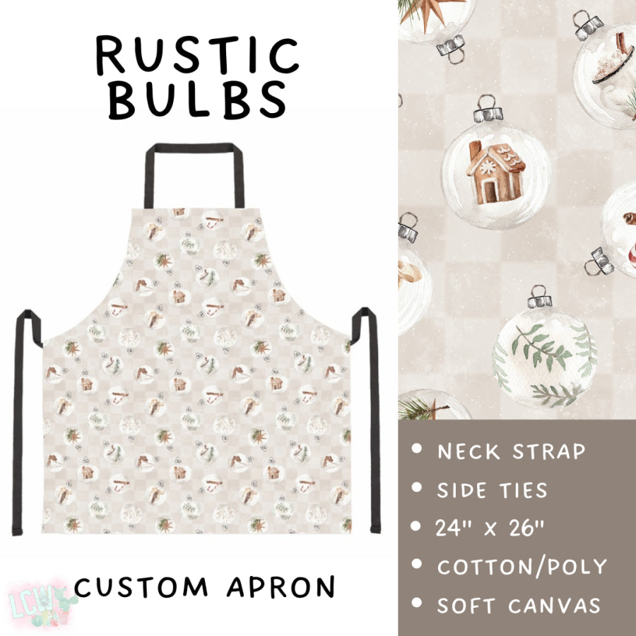 Preorder Custom Aprons and Oven Mitts - Closes 19 Sep - ETA early Dec 2025 Apron and Over Mitts