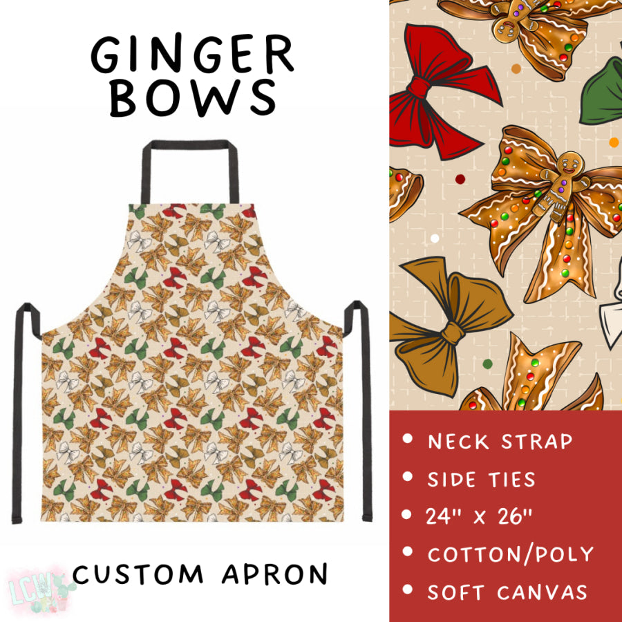 Preorder Custom Aprons and Oven Mitts - Closes 19 Sep - ETA early Dec 2025 Apron and Over Mitts