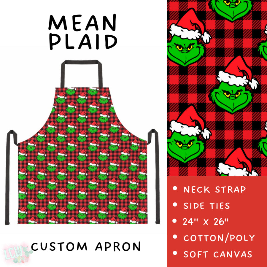 Preorder Custom Aprons and Oven Mitts - Closes 19 Sep - ETA early Dec 2025 Apron and Over Mitts