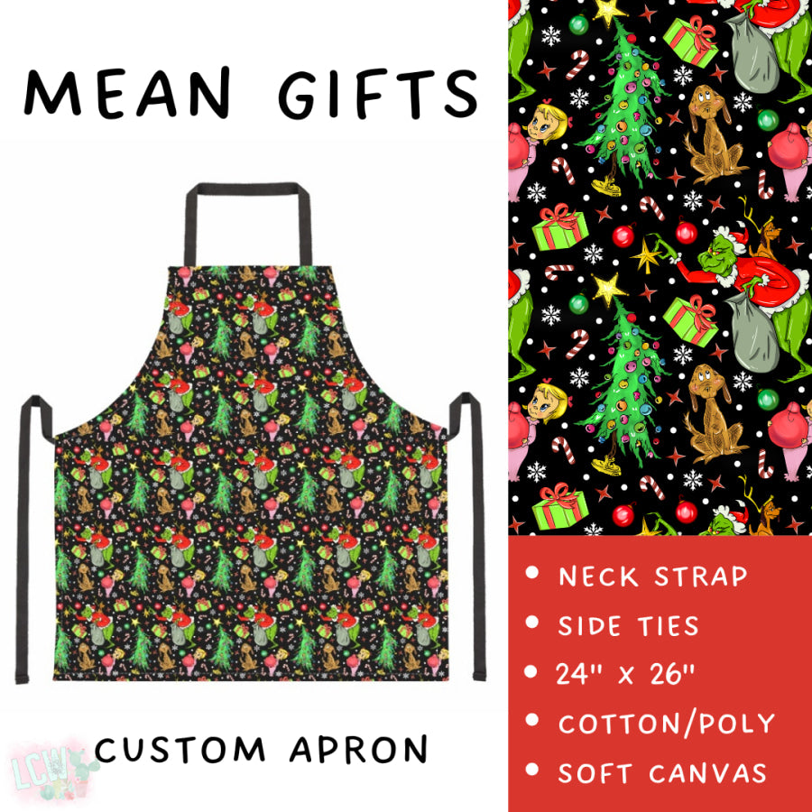 Preorder Custom Aprons and Oven Mitts - Closes 19 Sep - ETA early Dec 2025 Apron and Over Mitts