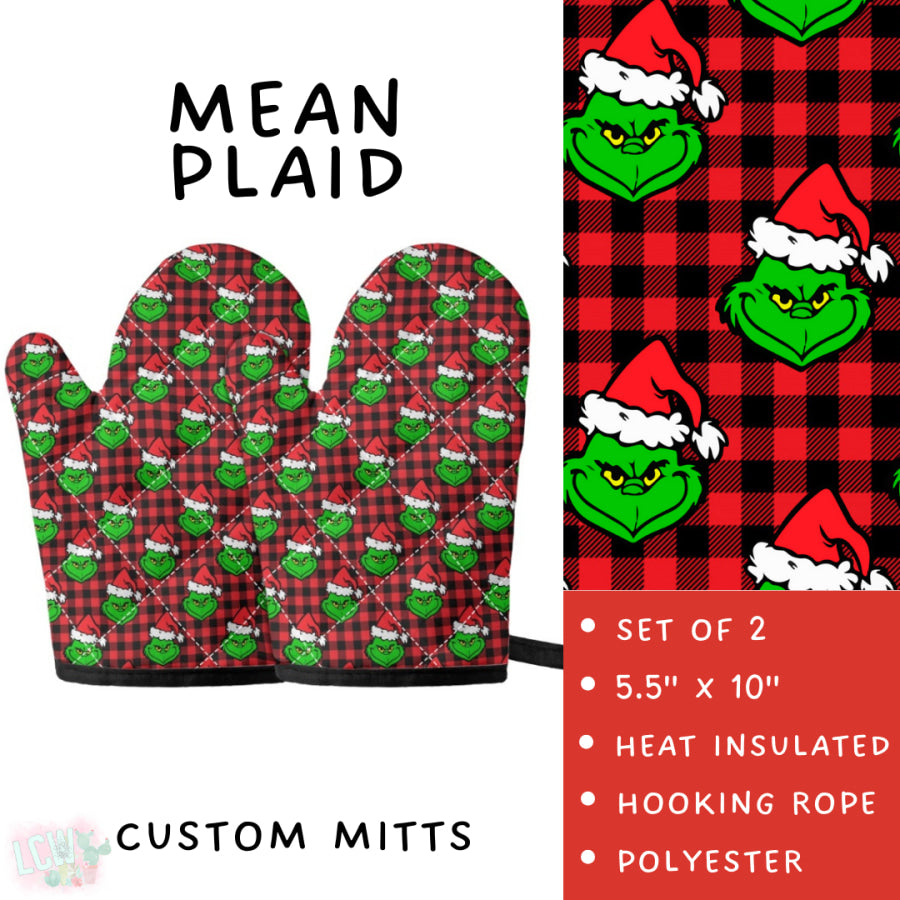 Preorder Custom Aprons and Oven Mitts - Closes 19 Sep - ETA early Dec 2025 Apron and Over Mitts
