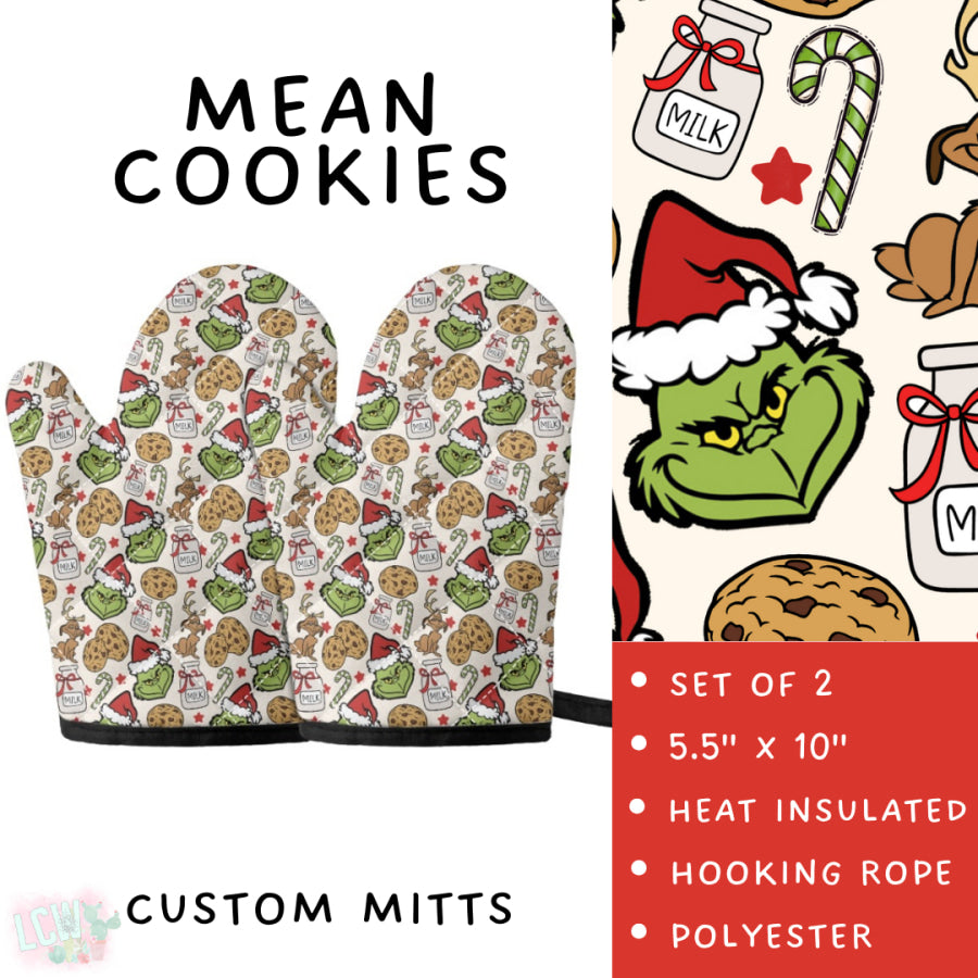 Preorder Custom Aprons and Oven Mitts - Closes 19 Sep - ETA early Dec 2025 Apron and Over Mitts