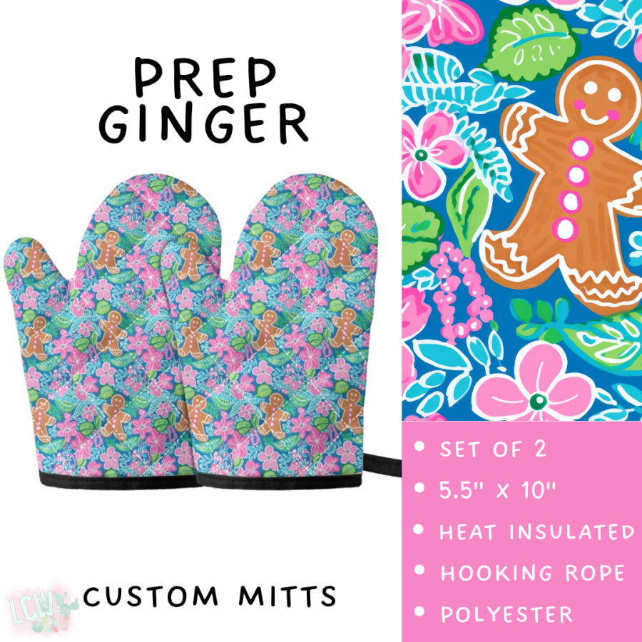 Preorder Custom Aprons and Oven Mitts - Closes 19 Sep - ETA early Dec 2025 Apron and Over Mitts