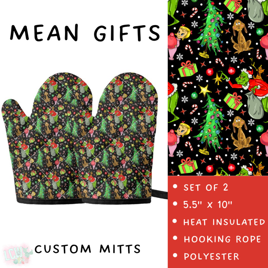 Preorder Custom Aprons and Oven Mitts - Closes 19 Sep - ETA early Dec 2025 Apron and Over Mitts