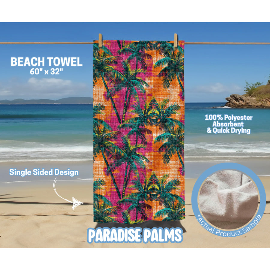 Preorder Custom Beach Towels - Closes 15 May - ETA early Sep 2025 Beach Towel