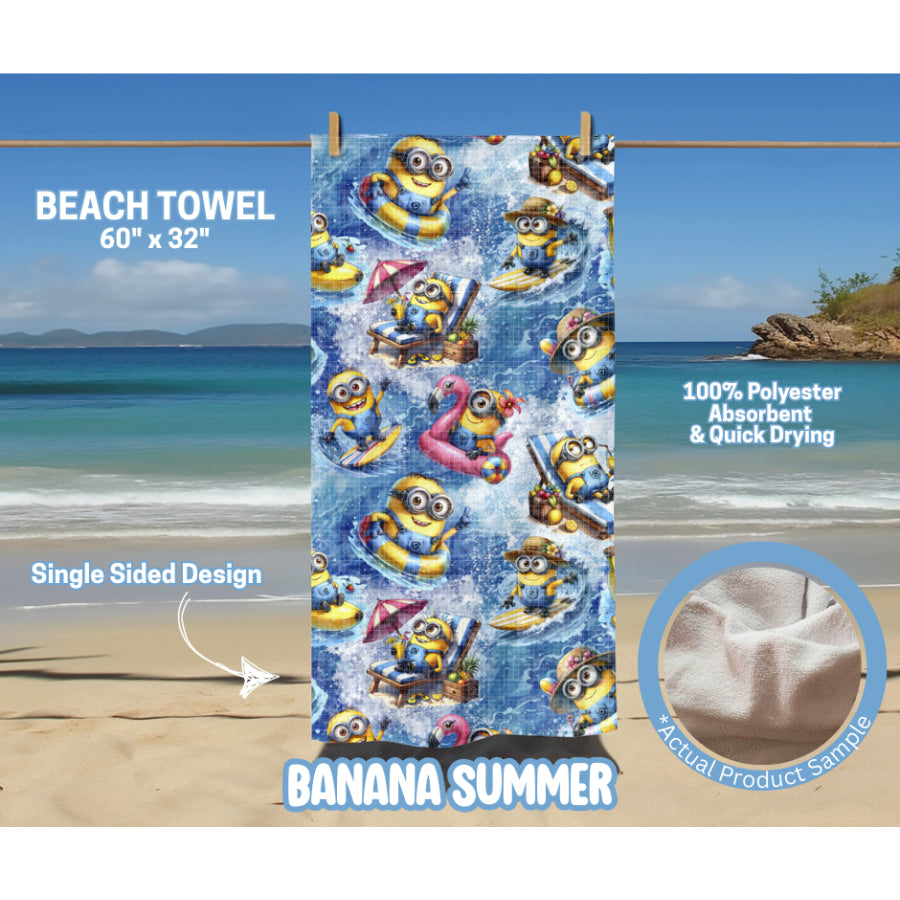 Preorder Custom Beach Towels - Closes 15 May - ETA early Sep 2025 Beach Towel