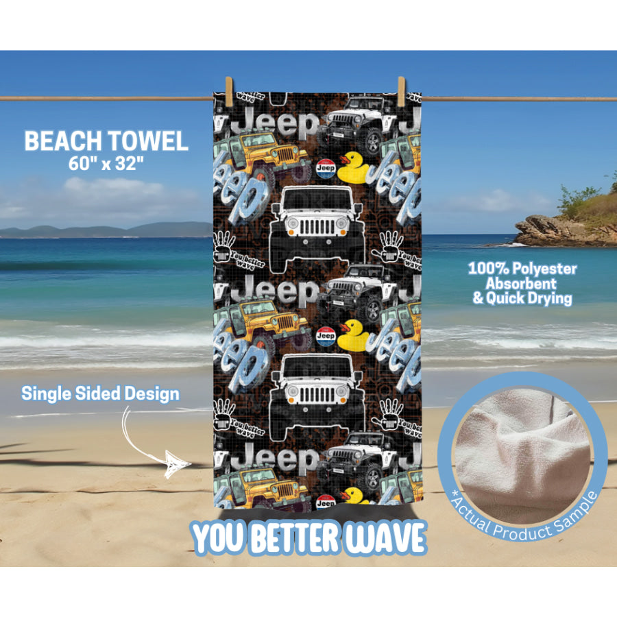 Preorder Custom Beach Towels - Closes 15 May - ETA early Sep 2025 Beach Towel