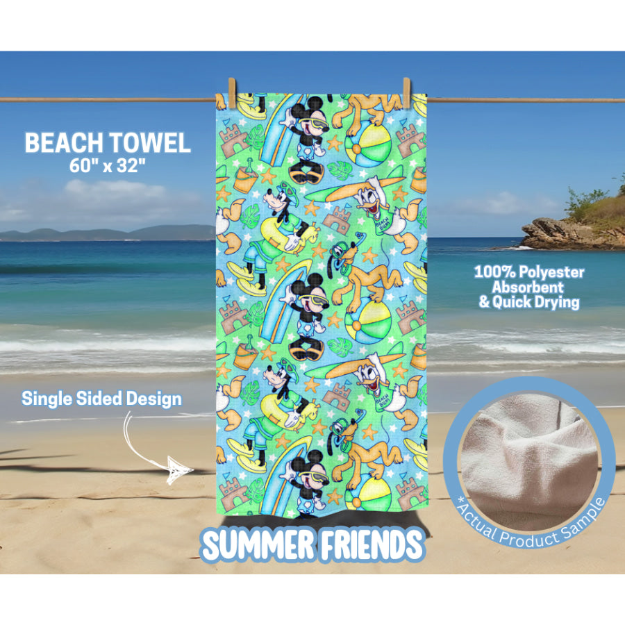 Preorder Custom Beach Towels - Closes 15 May - ETA early Sep 2025 Beach Towel