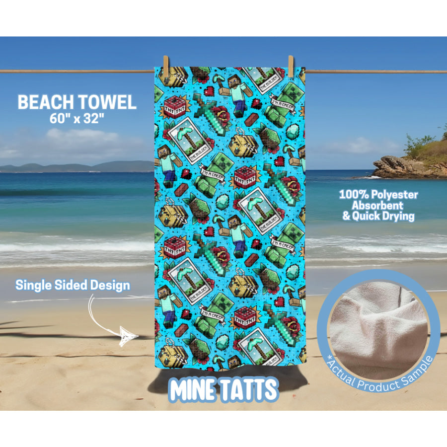 Preorder Custom Beach Towels - Closes 15 May - ETA early Sep 2025 Beach Towel
