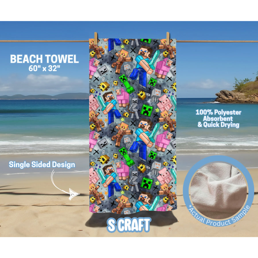 Preorder Custom Beach Towels - Closes 15 May - ETA early Sep 2025 Beach Towel