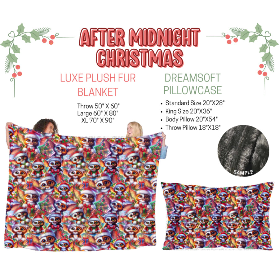 Preorder Custom Blankets / Pillowcases After Midnight Christmas Closes 3 Sep ETA Early Jan 2025 Sheets & Pillowcases