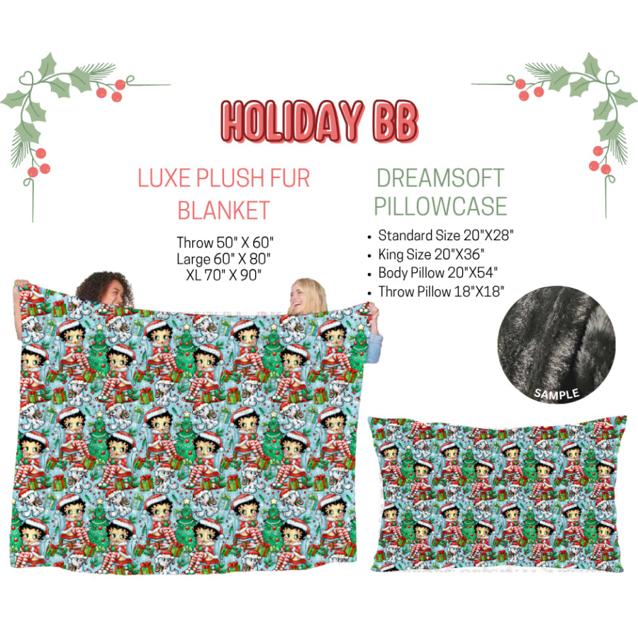 Preorder Custom Blankets / Pillowcases Holiday BB Closes 3 Sep ETA Early Jan 2025 Sheets & Pillowcases