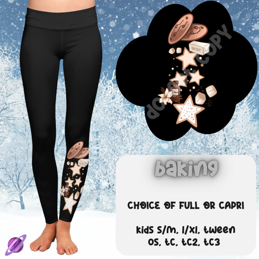 PREORDER Custom Boot Peeking Leggings - Baking - Closes 12 Oct - ETA late Dec 2024 Leggings