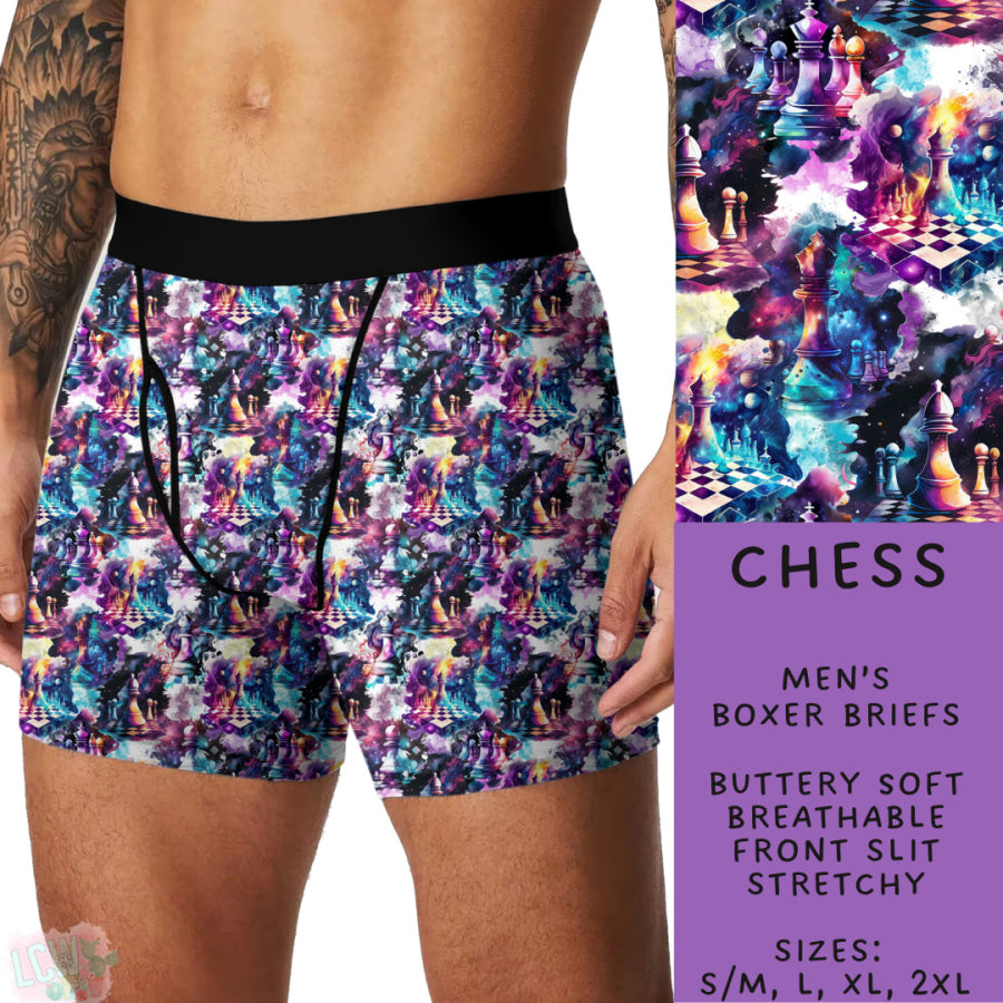 Preorder Custom Buttery Soft Underwear - Chess - Closes 27 Nov - ETA late Feb 2025 Underwear