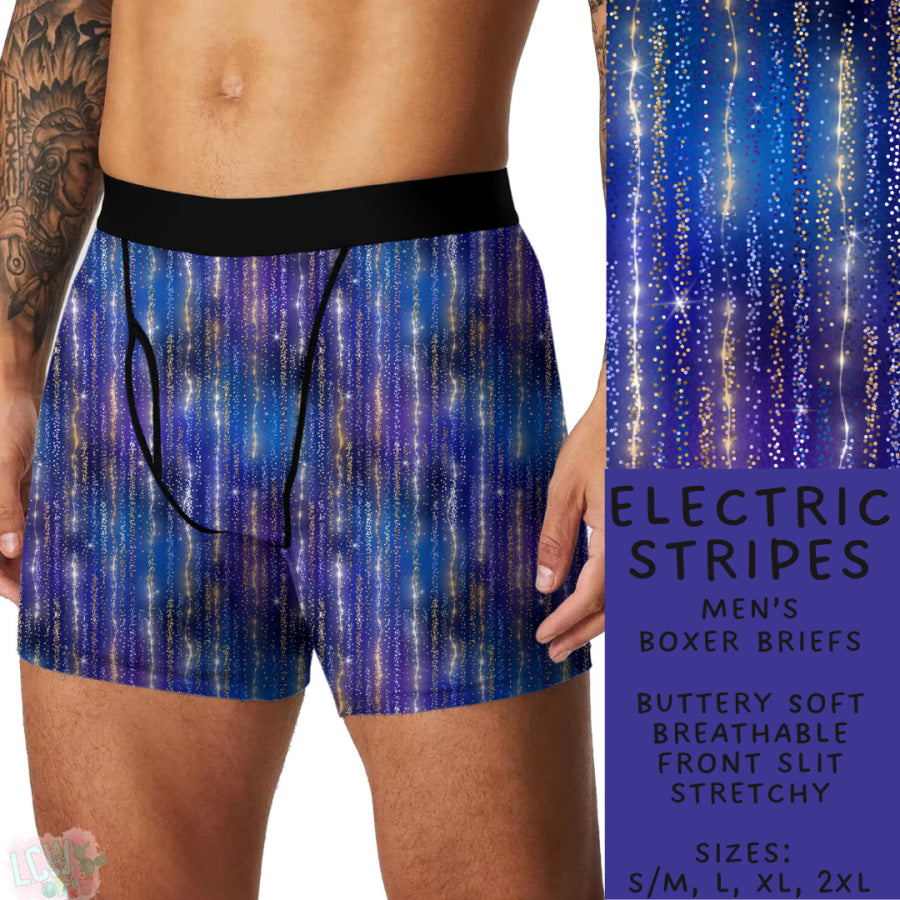 Preorder Custom Buttery Soft Underwear - Electric Stripes - Closes 27 Nov - ETA late Feb 2025 Underwear