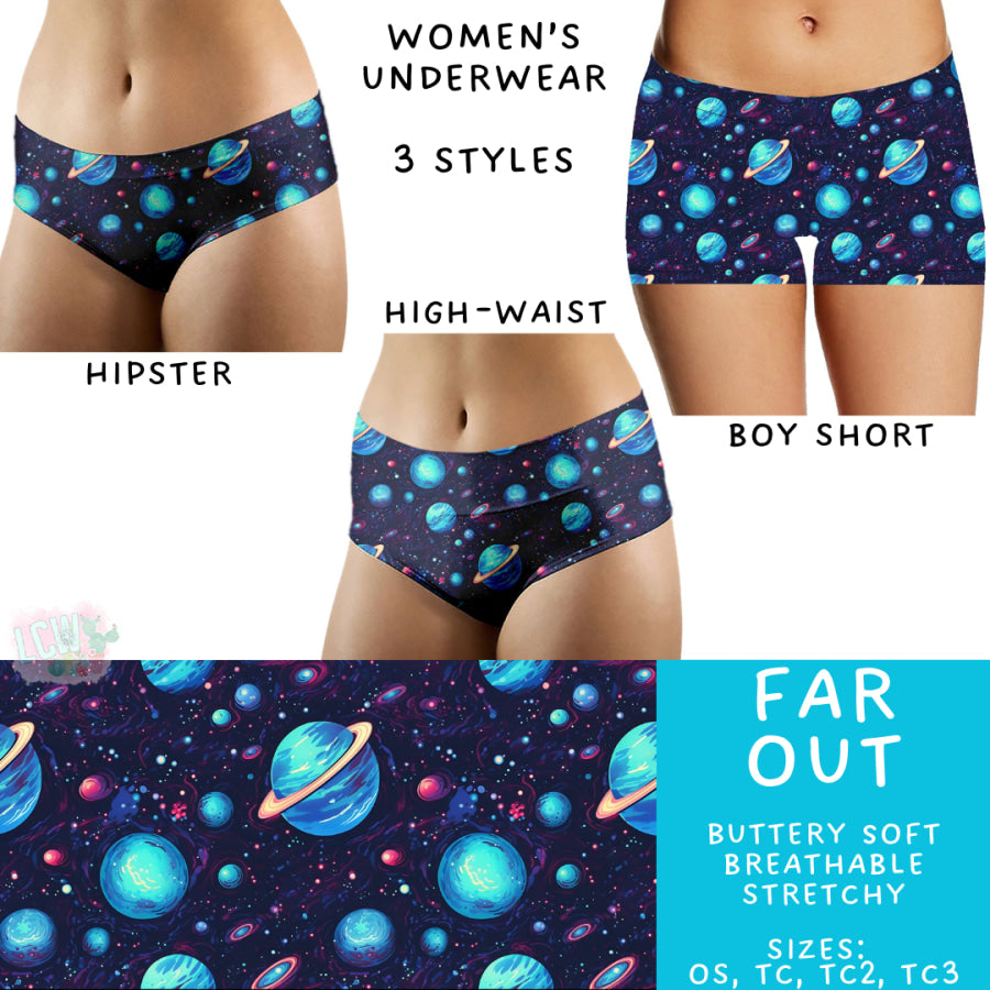 Preorder Custom Buttery Soft Underwear - Far Out - Closes 14 Feb - ETA late Apr 2025 Underwear