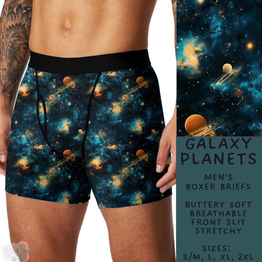 Preorder Custom Buttery Soft Underwear - Galaxy Planets - Closes 27 Nov - ETA late Feb 2025 Underwear