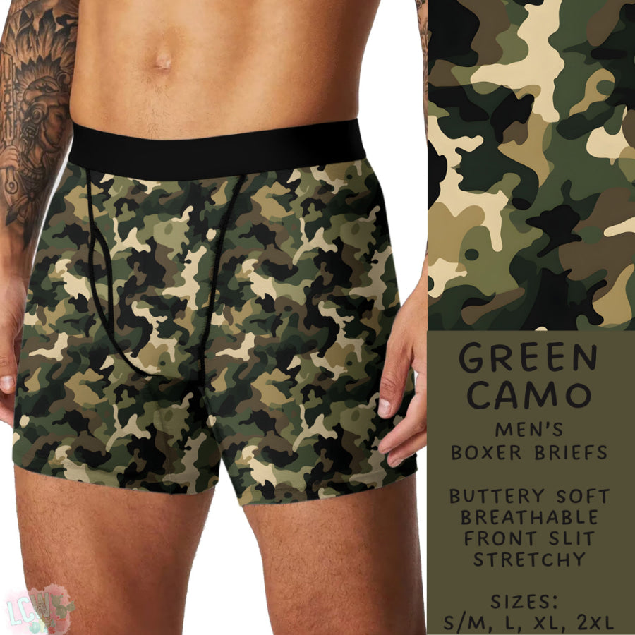 Preorder Custom Buttery Soft Underwear - Green Camo - Closes 27 Nov - ETA late Feb 2025 Underwear