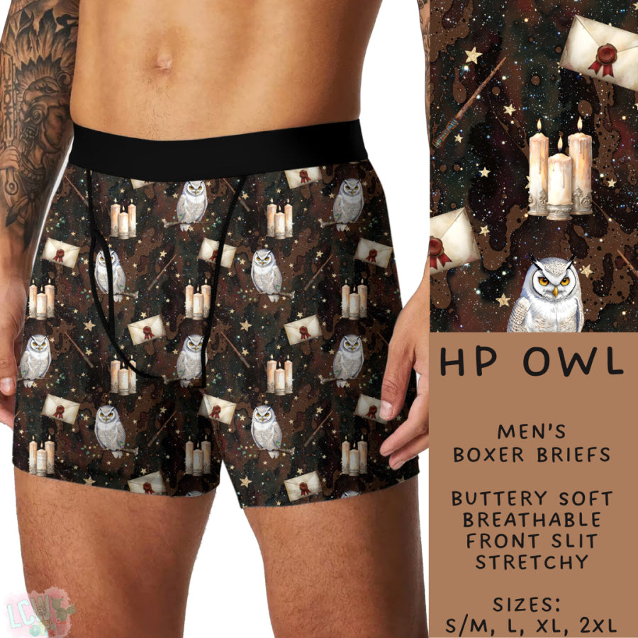 Preorder Custom Buttery Soft Underwear - HP Owl - Closes 27 Nov - ETA late Feb 2025 Underwear