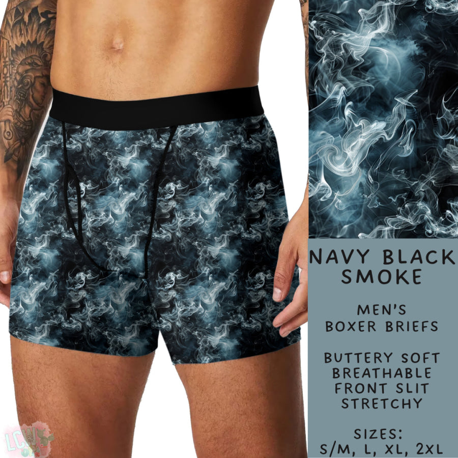 Preorder Custom Buttery Soft Underwear - Navy Black Smoke - Closes 27 Nov - ETA late Feb 2025 Underwear