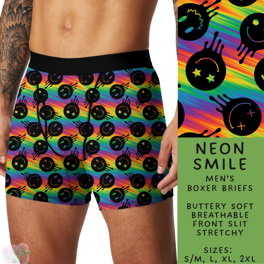 Preorder Custom Buttery Soft Underwear - Neon Smile - Closes 27 Nov - ETA late Feb 2025 Underwear