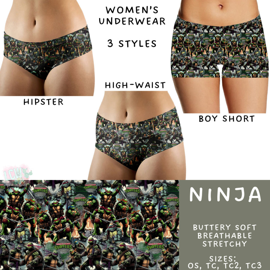 Preorder Custom Buttery Soft Underwear - Ninja - Closes 14 Feb - ETA late Apr 2025 Underwear