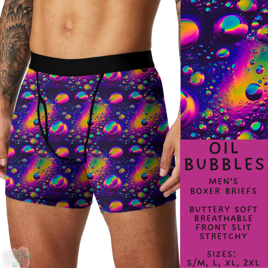 Preorder Custom Buttery Soft Underwear - Oil Bubbles - Closes 27 Nov - ETA late Feb 2025 Underwear