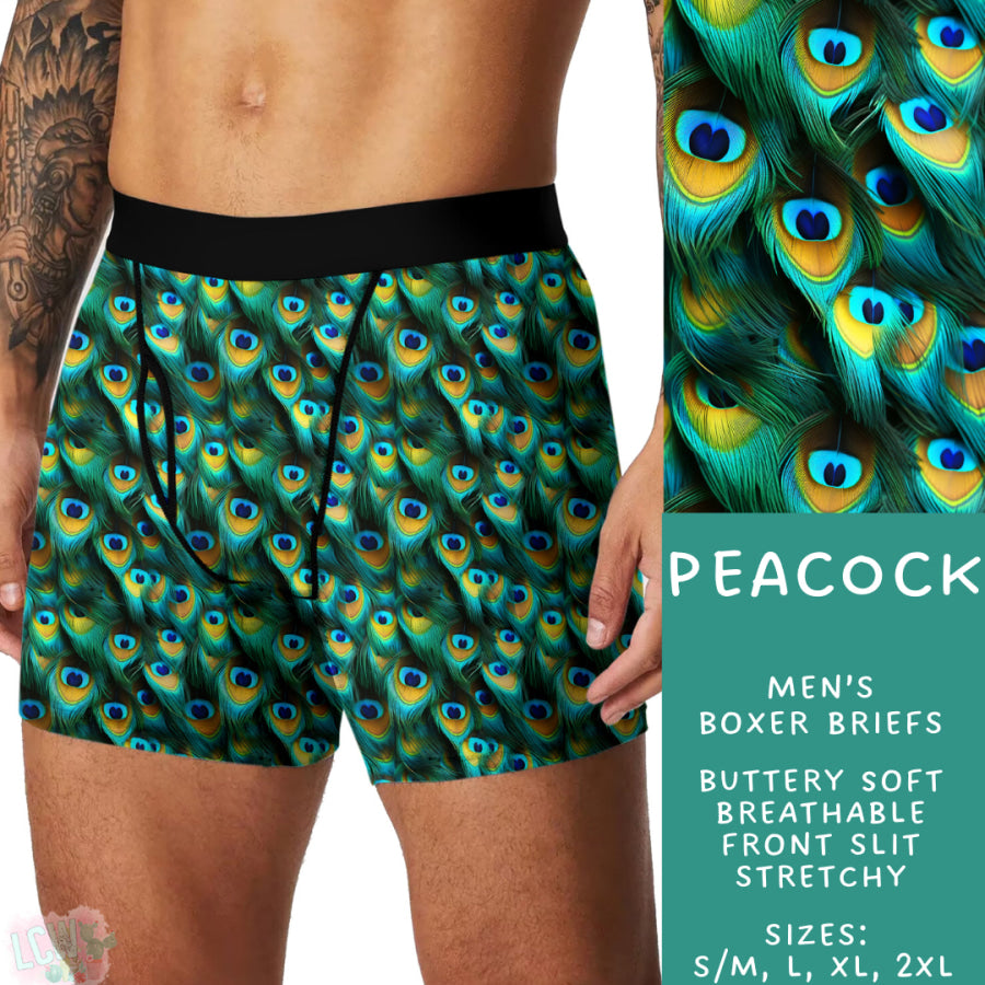 Preorder Custom Buttery Soft Underwear - Peacock - Closes 14 Feb - ETA late Apr 2025 Underwear