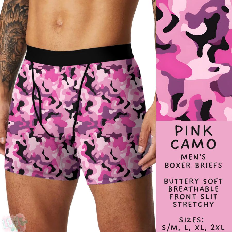 Preorder Custom Buttery Soft Underwear - Pink Camo - Closes 27 Nov - ETA late Feb 2025 Underwear