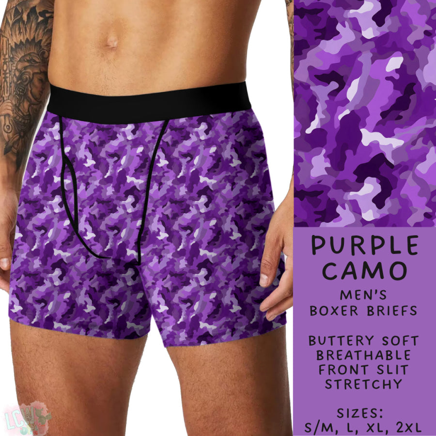 Preorder Custom Buttery Soft Underwear - Purple Camo - Closes 27 Nov - ETA late Feb 2025 Underwear