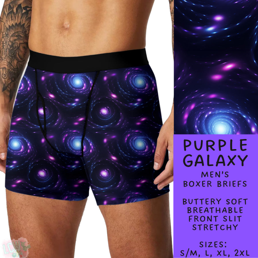 Preorder Custom Buttery Soft Underwear - Purple Galaxy - Closes 27 Nov - ETA late Feb 2025 Underwear