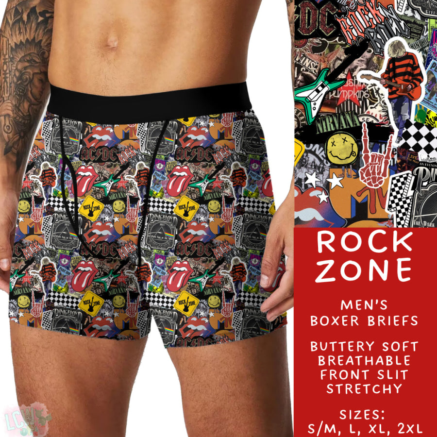 Preorder Custom Buttery Soft Underwear - Rock Zone - Closes 14 Feb - ETA late Apr 2025 Underwear